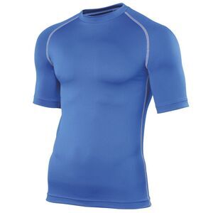 Rhino Mens Sports Base Layer Short Sleeve T-Shirt / Royal